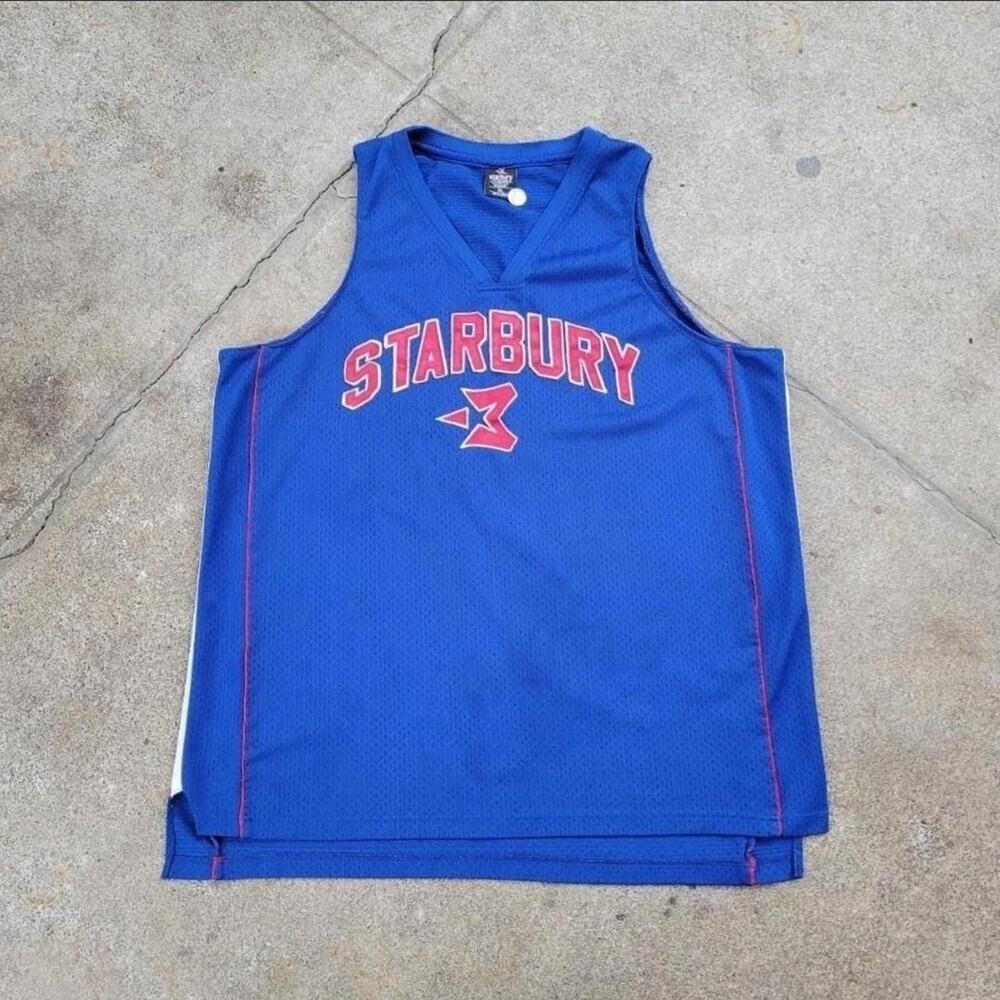 Vtg 90s Y2k STARBURY By Stephon Marbury NBA Basketball Player Urban Jersey XL